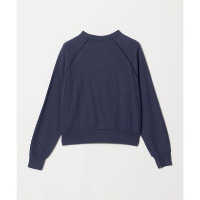 コットン 裏毛 スウェット ラグラン プルオーバー （NAVY）｜詳細画像