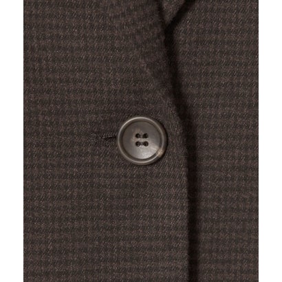 【WEB限定 Wardrobe DAILY MINIMAL】テーラード チェック ジャケット （DK.GRAY）｜詳細画像