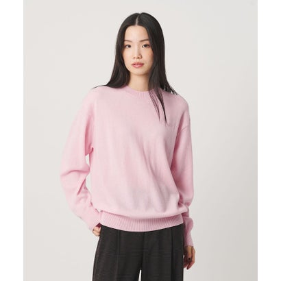 ウールカシミヤ天竺 クルーネック ニットプルオーバー ウォッシャブル （BEIGE）｜詳細画像