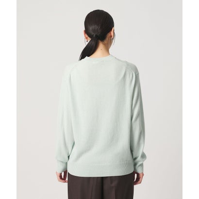 ウールカシミヤ天竺 クルーネック ニットプルオーバー ウォッシャブル （BEIGE）｜詳細画像