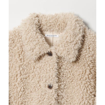 BY PE CURLY/FUR JKT （NATURAL）｜詳細画像