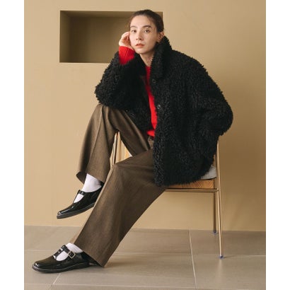 BY PE CURLY/FUR JKT （NATURAL）｜詳細画像
