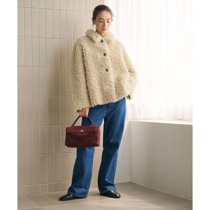 BY PE CURLY/FUR JKT （NATURAL）｜詳細画像