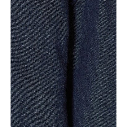 デニム ボウタイ ギャザーカフス シャツ （NAVY）｜詳細画像