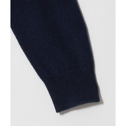 ウールカシミヤ ポロニット ウォッシャブル （NAVY）｜詳細画像