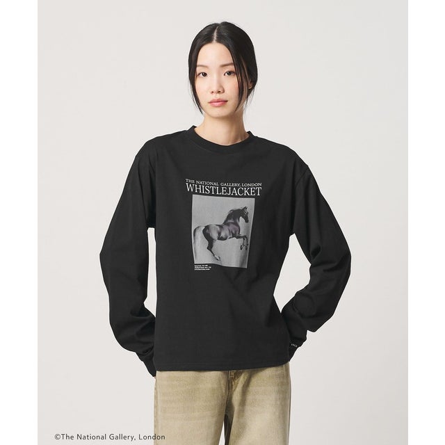 【別注】＜＋81BRANCA＞The National Gallery London グラフィック Tシャツ （BLACK）