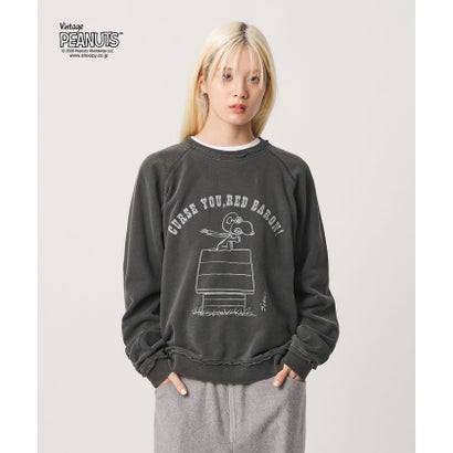 ST.J/3RD×BY PRT L/S SWT （BLACK）｜詳細画像