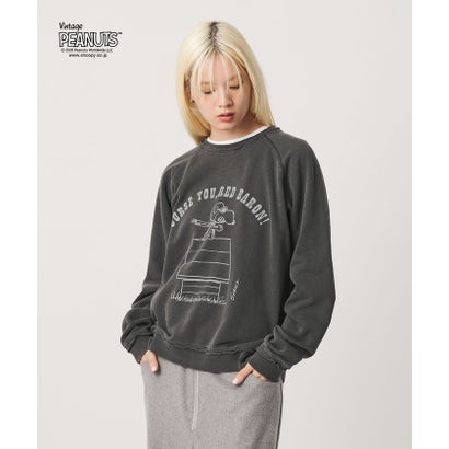 ST.J/3RD×BY PRT L/S SWT （BLACK）｜詳細画像