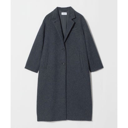 ウールアルパカブレンド シャギー ロングコート （OLIVE）｜詳細画像