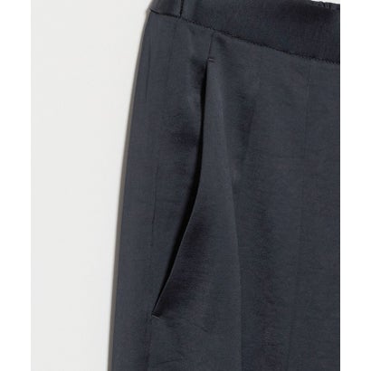サテン ドローストリング バックゴムパンツ ウォッシャブル （NATURAL）｜詳細画像