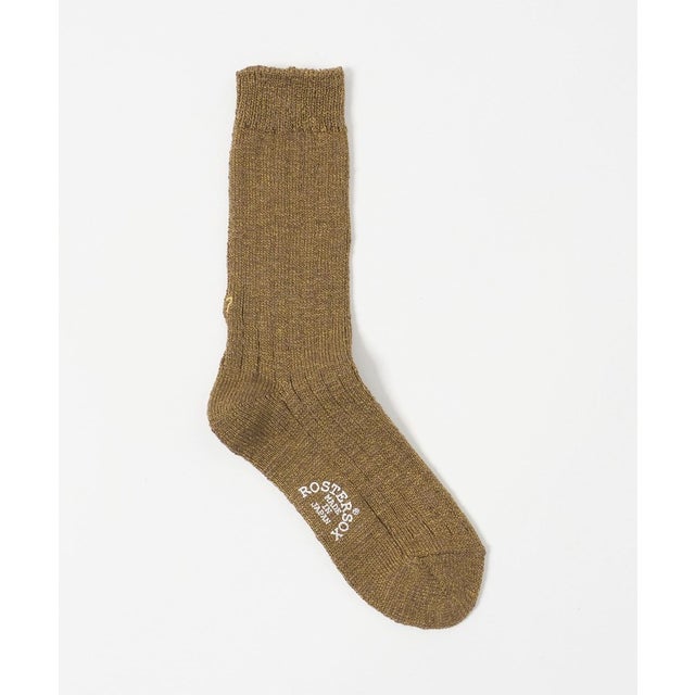 【別注】＜ROSTER SOX＞What's Up メランジ ソックス （MD.BROWN）