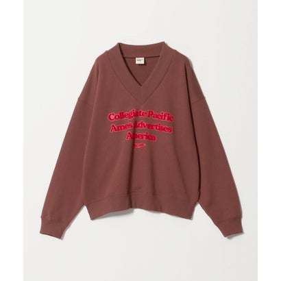 C/P×BY V NECK SWT （WINE）｜詳細画像