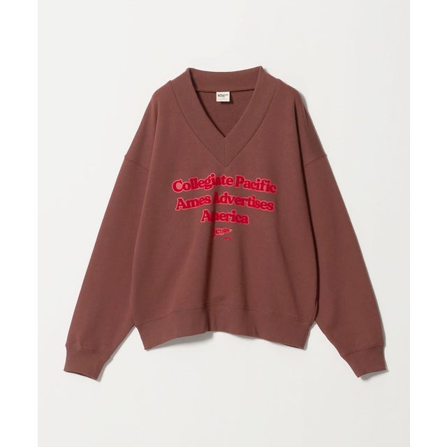 C/P×BY V NECK SWT （WINE）