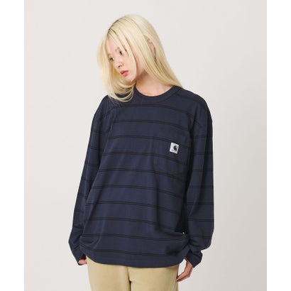 ＜Carhartt＞Cardona ポケット ロングスリーブTシャツ （NAVY）｜詳細画像