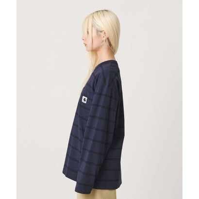 ＜Carhartt＞Cardona ポケット ロングスリーブTシャツ （NAVY）｜詳細画像