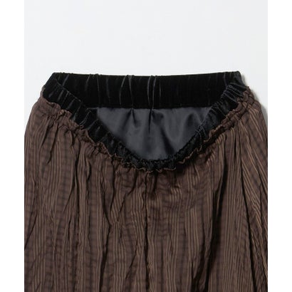 BY E CHK PLTS SK （BLACK）｜詳細画像