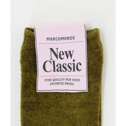 MRCMD VELOUR SOCKS （OLIVE）｜詳細画像