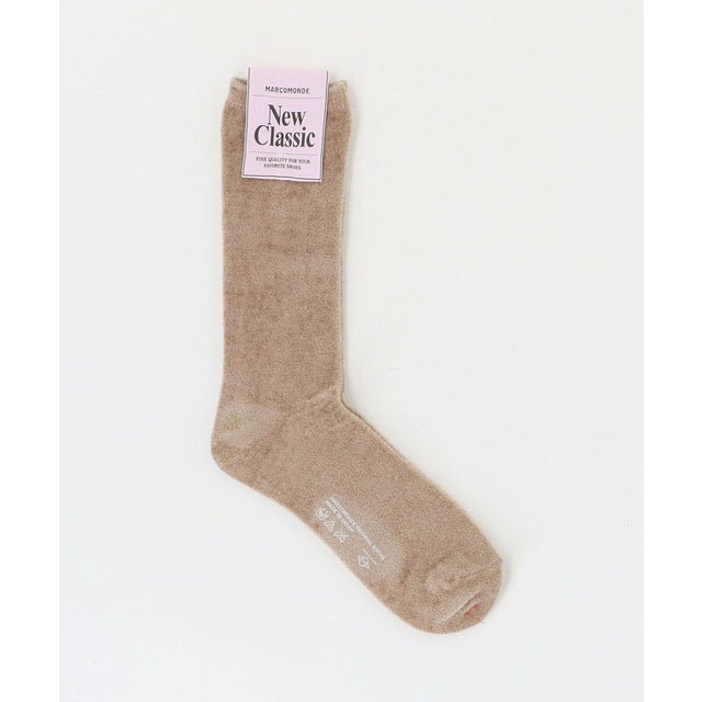 MRCMD VELOUR SOCKS （BEIGE）