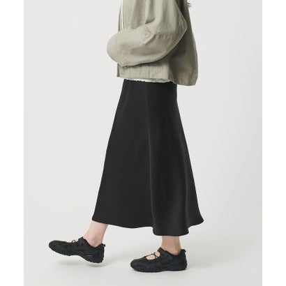 ビューティアンドユース ユナイテッドアローズ BEAUTY&YOUTH UNITED ARROWS ポリエステルサテン マーメイドフレアスカート （NAVY）｜詳細画像