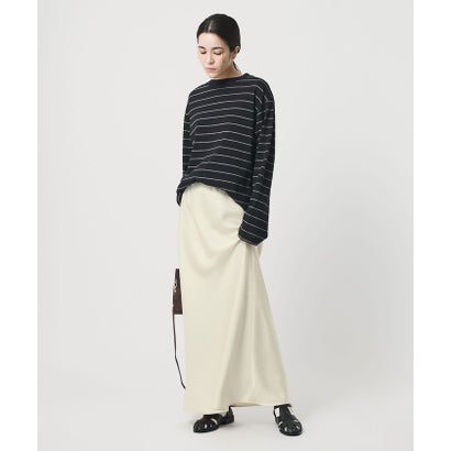 ビューティアンドユース ユナイテッドアローズ BEAUTY&YOUTH UNITED ARROWS ポリエステルサテン マーメイドフレアスカート （NAVY）｜詳細画像