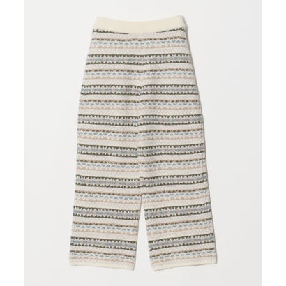 ビューティアンドユース ユナイテッドアローズ BEAUTY&YOUTH UNITED ARROWS BY W NORDIC KNIT PT 5 （NATURAL）｜詳細画像