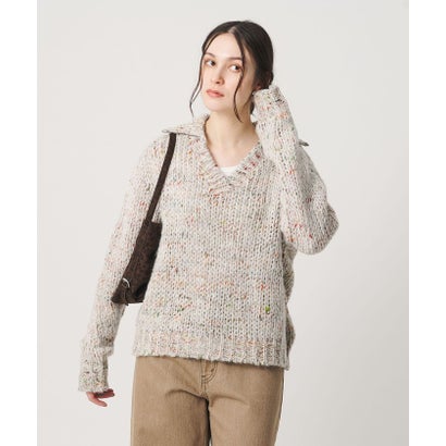 ビューティアンドユース ユナイテッドアローズ BEAUTY&YOUTH UNITED ARROWS Tricots/J×BY PL KNIT （OFF WHITE）｜詳細画像