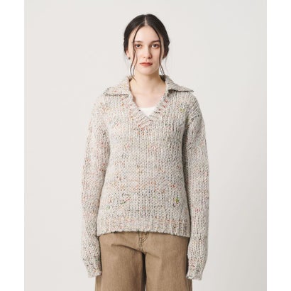 ビューティアンドユース ユナイテッドアローズ BEAUTY&YOUTH UNITED ARROWS Tricots/J×BY PL KNIT （OFF WHITE）｜詳細画像