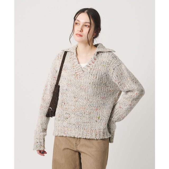 Tricots/J×BY PL KNIT （OFF WHITE）