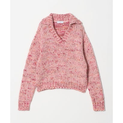 ビューティアンドユース ユナイテッドアローズ BEAUTY&YOUTH UNITED ARROWS Tricots/J×BY PL KNIT （LT.PINK）｜詳細画像