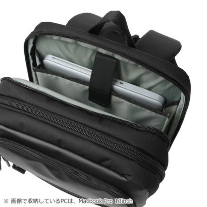 正規品1年保証 ビジネスリュック メンズ 大容量 ブランド ビジネスバッグ 軽量 PC バックパック 通勤 通学 A4 B4 撥水 2層 出張 BAUER GEHEN II リュックM 60400 （ブラック）｜詳細画像