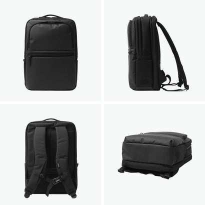 正規品1年保証 ビジネスリュック メンズ 大容量 ブランド ビジネスバッグ 軽量 PC バックパック 通勤 通学 A4 B4 撥水 2層 出張 BAUER GEHEN II リュックL 60401 （ブラック）｜詳細画像