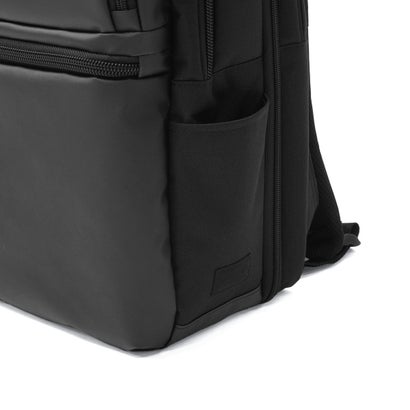 正規品1年保証 ビジネスリュック メンズ 大容量 ビジネスバッグ 軽量 PC バックパック 通勤 拡張 A4 B4 撥水 2層 BAUER GEHEN II エキスパンダブルリュック 60402 （ブラック）｜詳細画像