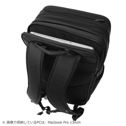 バーマス BERMAS 正規品1年保証 ビジネスリュック メンズ 大容量 軽量 拡張 ブランド リュック ビジネスバッグ PC バックパック ビジネス A4 B4 CITYSCAPE デイパックXL EX3cm 60695 （ブラック）｜詳細画像