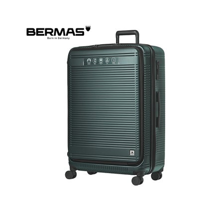 バーマス スーツケース 108L/118L LL XL フロントオープン 大容量 拡張 ストッパー USB BERMAS 60298 キャリーケース キャリーバ （ブラック）｜詳細画像