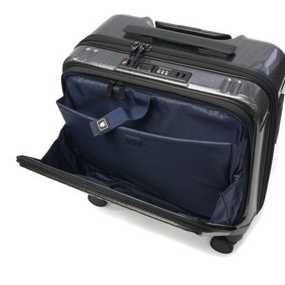 バーマス BERMAS 正規品1年保証 スーツケース フロントオープン Mサイズ キャリーケース M ストッパー付き TSAロック 5泊 6泊 PC 52L INTER CITY III フロントオープン56c 60571 （ブラックヘアライン）｜詳細画像