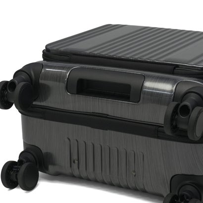 バーマス BERMAS 正規品1年保証 スーツケース フロントオープン Mサイズ キャリーケース M ストッパー付き TSAロック 5泊 6泊 PC 52L INTER CITY III フロントオープン56c 60571 （ブラックヘアライン）｜詳細画像