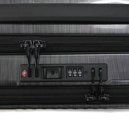 バーマス BERMAS 正規品1年保証 スーツケース フロントオープン Mサイズ キャリーケース M ストッパー付き TSAロック 5泊 6泊 PC 52L INTER CITY III フロントオープン56c 60571 （ブラックヘアライン）｜詳細画像