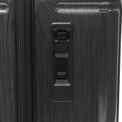 バーマス BERMAS 正規品1年保証 スーツケース フロントオープン Mサイズ キャリーケース M ストッパー付き TSAロック 5泊 6泊 PC 52L INTER CITY III フロントオープン56c 60571 （ブラックヘアライン）｜詳細画像