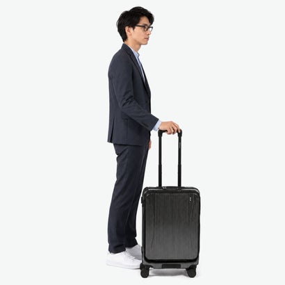 バーマス BERMAS 正規品1年保証 スーツケース フロントオープン Mサイズ キャリーケース M ストッパー付き TSAロック 5泊 6泊 PC 52L INTER CITY III フロントオープン56c 60571 （ブルーグレー）｜詳細画像