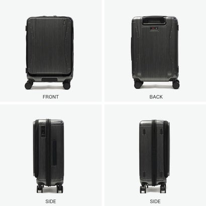 バーマス BERMAS 正規品1年保証 スーツケース フロントオープン Mサイズ キャリーケース M ストッパー付き TSAロック 5泊 6泊 PC 52L INTER CITY III フロントオープン56c 60571 （ブルーグレー）｜詳細画像