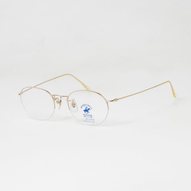 
                    メガネ 眼鏡 アイウェア レディース メンズ （マットゴールド）