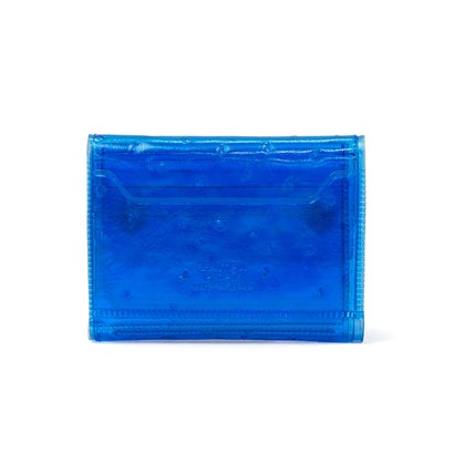 三つ折り財布 レディース ブランド かわいい 財布 ビニール 折り財布 カード ミニ コンパクト nothing to hide vinyl ostrich mini wallet 511991 （orange）｜詳細画像