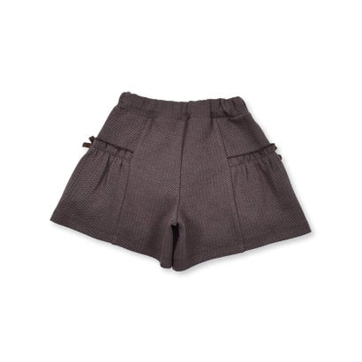 ヘリンボン ジャガード ヒラミニ パンツ (90~150cm) （ブラウン系）｜詳細画像
