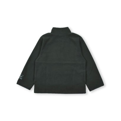 フリース ハーフジップ ポケット 付き トレーナー (90~150cm) （グリーン）｜詳細画像