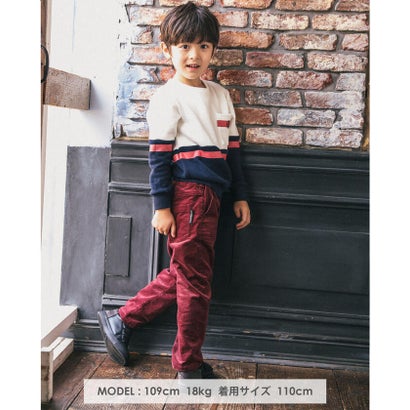コールテン ストレッチ パンツ (90~150cm) （ブラウン）｜詳細画像