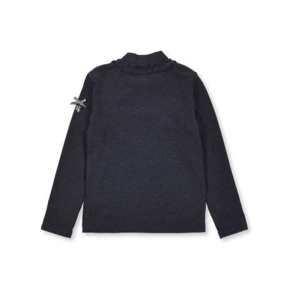 日本製 ミップ ストレッチ スウェード ハイネック Tシャツ (80~150cm （グレー）｜詳細画像