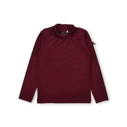 日本製 ミップ ストレッチ スウェード ハイネック Tシャツ (80~150cm （グレー）｜詳細画像