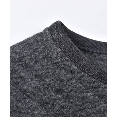 【 お揃い 】 ダイヤ キルト カーディガン (90~150cm) （グレー）｜詳細画像