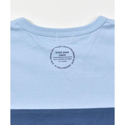 ベベ BeBe 切り替えライン長袖ビッグTシャツ(90~160cm) （ベージュ）｜詳細画像