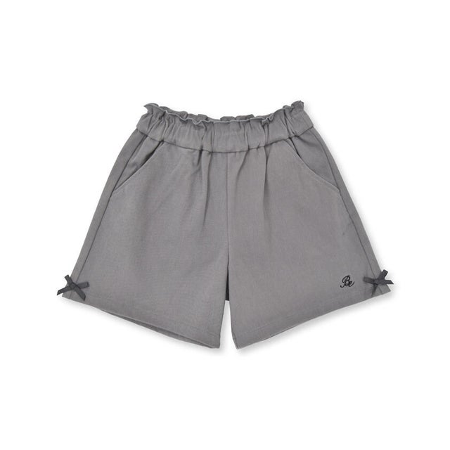 ウール調ストレッチキュロットパンツ(90~150cm) （グレー）